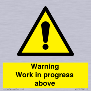 Warning Work in progress above